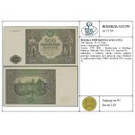 500 zlotych, January 15, 1946; Series I, serial number 9605069; Lu...