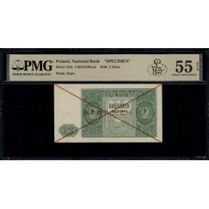 2 zlote, May 15, 1946; no series or serial number indicated, ...