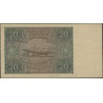 20 złotych, 15.05.1946; seria F, numeracja 3369481; Luc...