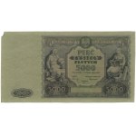 Zestaw jednostronnych reprodukcji banknotu o nominale 5...