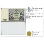A set of single-sided reproductions of a 5... banknote...