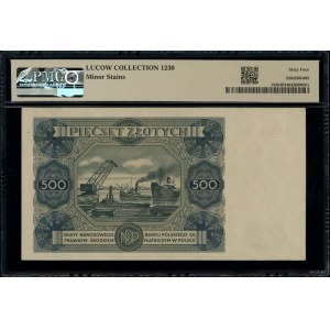 500 złotych, 15.07.1947; seria N2, numeracja 717601; Lu...