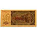 10 złotych, 1.07.1948; seria AA, numeracja 1234567 / 89...