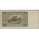10 złotych, 1.07.1948; bardzo rzadka seria AE, numeracj...