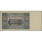 20 złotych, 1.07.1948; rzadsza seria AB, numeracja 7545...