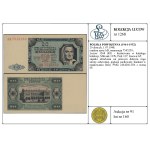 20 zlotých, 1. 7. 1948; vzácnejšia séria AB, číslovanie 7545...