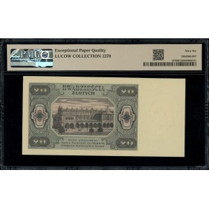 20 złotych, 1.07.1948; rzadsza seria CS, numeracja 3467...