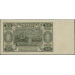50 zlotých, 1. 7. 1948; séria K, číslovanie 828387; Lucow...