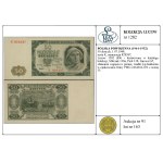 50 zlotých, 1. 7. 1948; séria K, číslovanie 828387; Lucow...
