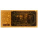 100 złotych, 1.07.1948; próba kolorystyczna sklejona z ...