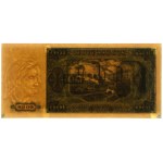 100 złotych, 1.07.1948; próba kolorystyczna sklejona z ...