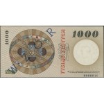 1.000 złotych, 29.10.1965; seria G, numeracja 0000000, ...