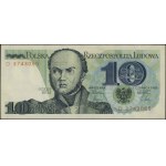 10 złotych, 1.06.1982; seria D, numeracja 3743055; Luco...