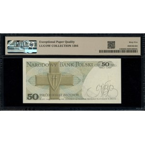 50 złotych, 1.06.1982; rzadsza seria DE, numeracja 6095...