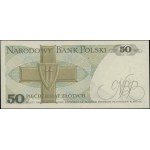50 złotych, 1.06.1982; rzadsza seria DE, numeracja 6095...
