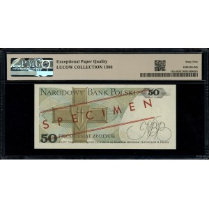 50 złotych, 1.06.1986; seria EG, numeracja 0000000, z c...