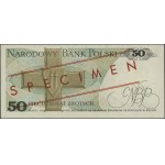 50 złotych, 1.06.1986; seria EG, numeracja 0000000, z c...
