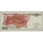 100 złotych, 15.01.1975; rzadsza seria AB, numeracja 12...