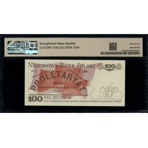 100 złotych, 1.12.1988; seria NM, numeracja 0450575; Lu...