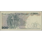 200 złotych, 25.05.1976; bardzo rzadka seria L, numerac...