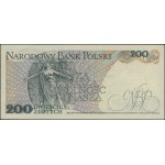 200 zlotych, June 1, 1979; rare BE series, number 3791...