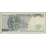 200 złotych, 1.12.1988; seria EK, numeracja 0154324; Lu...