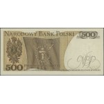 500 złotych, 16.12.1974; seria A, numeracja 0000000, ma...