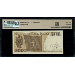 500 złotych, 15.06.1976; seria AK, numeracja 7610430, z...