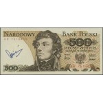 500 złotych, 15.06.1976; seria AK, numeracja 7610430, z...