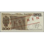 500 złotych, 1.06.1979; seria AZ, numeracja 0000000, z ...