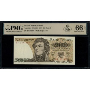 500 złotych, 1.06.1979; seria BF, numeracja 3374399; Lu...