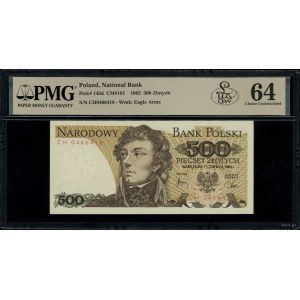 500 złotych, 1.06.1982; seria CH, numeracja 0466416; Lu...
