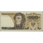 500 złotych, 1.06.1982; seria CH, numeracja 0466416; Lu...