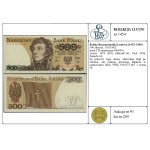 500 złotych, 1.06.1982; seria CH, numeracja 0466416; Lu...