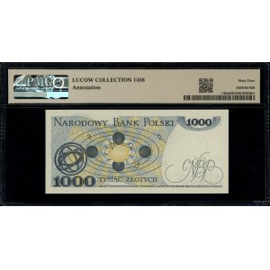 1.000 złotych, 2.07.1975; seria A, numeracja 1301060, z...