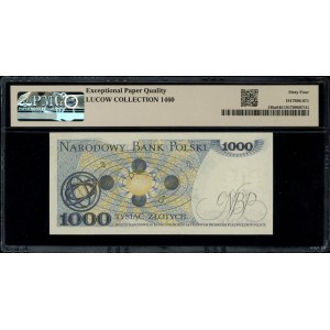 1.000 złotych, 2.07.1975; wyjątkowo rzadka seria AW, nu...