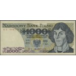 1.000 złotych, 1.06.1979; wyjątkowo rzadka seria BS, nu...