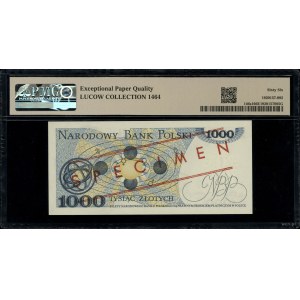 1.000 złotych, 1.06.1982; seria DC, numeracja 0000000, ...