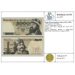 2.000 złotych, 1.06.1982; seria BY, numeracja 0475300; ...