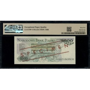 5.000 złotych, 1.06.1986; seria AY, numeracja 0000000, ...