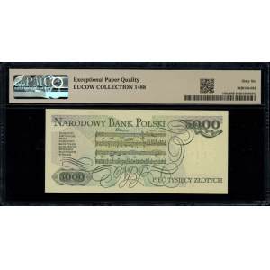 5.000 złotych, 1.12.1988; seria CP, numeracja 3377770; ...
