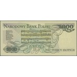 5.000 złotych, 1.12.1988; seria CP, numeracja 3377770; ...