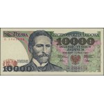 10.000 złotych, 1.02.1987; seria G, numeracja 2964058; ...
