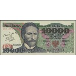 10.000 złotych, 1.12.1988; seria DA, numeracja 2500701,...