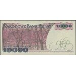 10.000 złotych, 1.12.1988; seria DA, numeracja 2500701,...
