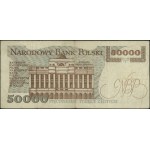 50.000 złotych, 1.12.1989; seria AC, numeracja 8599577,...