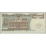 50.000 złotych, 1.12.1989; ekstremalnie rzadka seria BT...