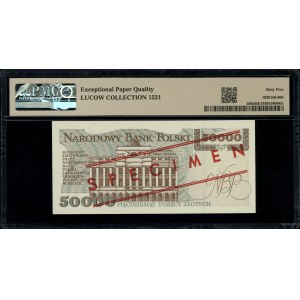 50.000 złotych, 16.11.1993; seria A, numeracja 0000000,...