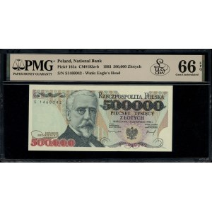 500.000 złotych, 16.11.1993; rzadka seria S, numeracja ...