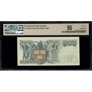 500.000 złotych, 16.11.1993; rzadka seria S, numeracja ...